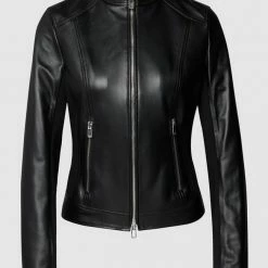 HUGO Lederjacke Mit Seitlichen Eingrifftaschen Modell 'Lanore' - Schwarz -WELLENSTEYN Shop a143cl21899kmgq59col8h1g857l6gi7a91l2khl6l758gac9p550i1g9gq4kgic913l6ji874q4uc9o90o3idj375gj0cr6chhm8opk74qm2ob16gom6chmcph3icpg69h6cd8