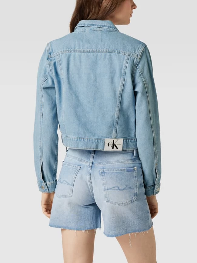 Calvin Klein Jeans Cropped Jeansjacke Mit Label-Patch - Jeans 7 Calvin Klein Jeans Cropped Jeansjacke Mit Label-Patch - Jeans – Bild 5