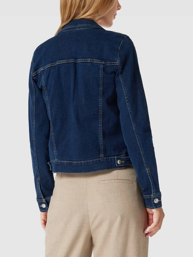 Mango Jeansjacke Mit Label-Details Modell 'VICKY' - Dunkelblau 7 Mango Jeansjacke Mit Label-Details Modell 'VICKY' - Dunkelblau – Bild 5