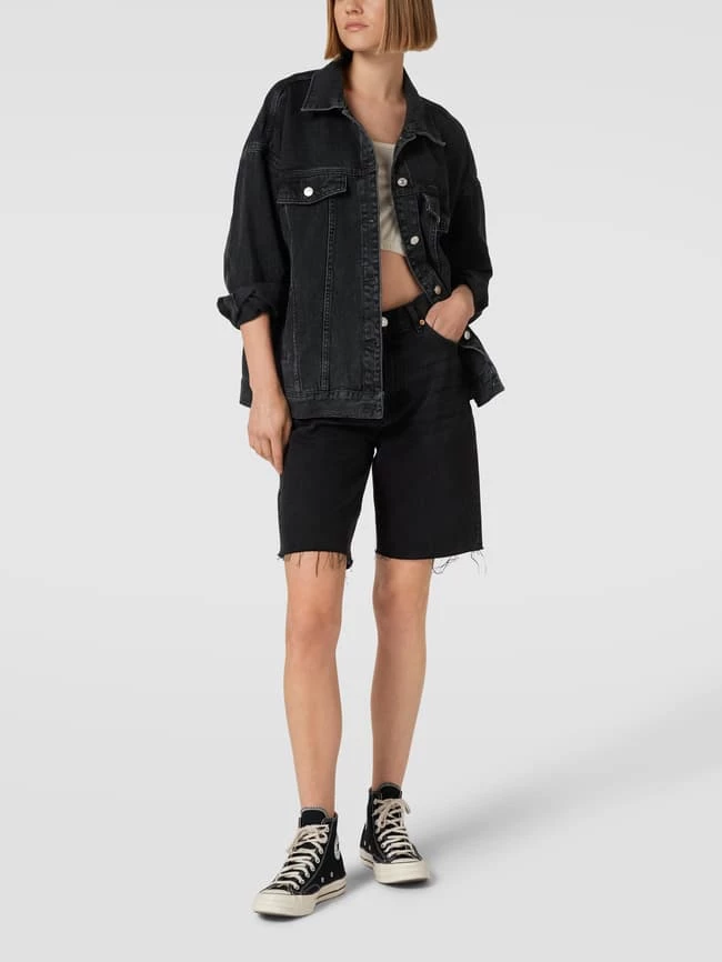 Mango Jeansjacke Mit Knopfleiste Modell 'JACKET DAFNE' - Anthrazit Meliert 3 Mango Jeansjacke Mit Knopfleiste Modell 'JACKET DAFNE' - Anthrazit Meliert