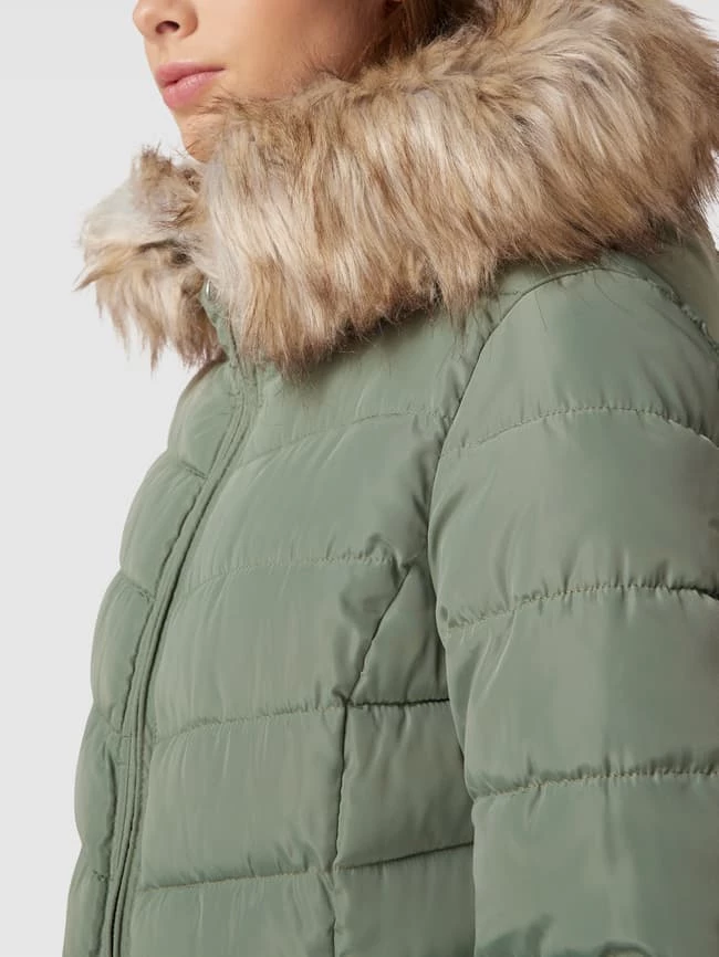 Only Steppjacke Mit Kunstpelzkragen Modell 'ELLAN' - Grün 5 Only Steppjacke Mit Kunstpelzkragen Modell 'ELLAN' - Grün – Bild 3