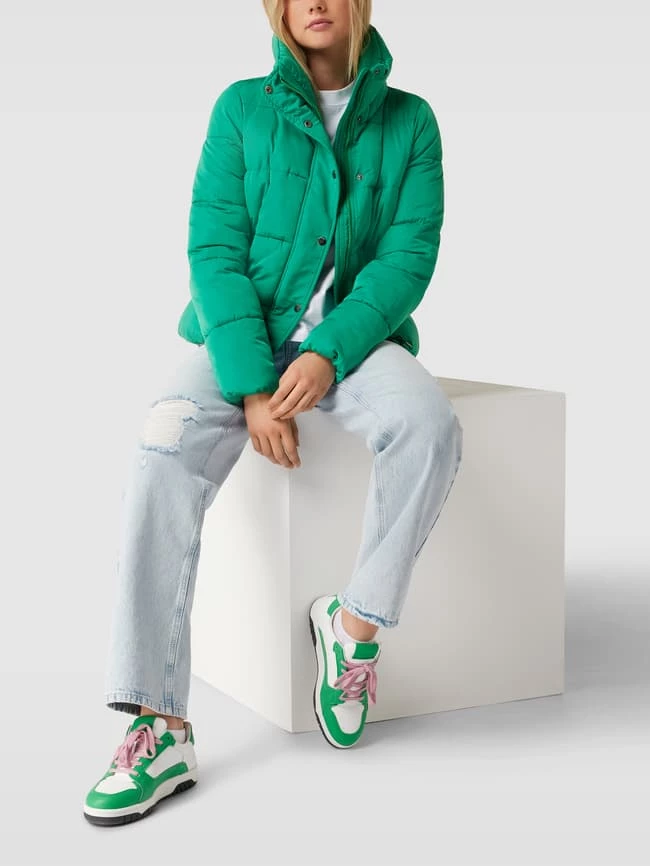 Only Steppjacke Mit Stehkragen Modell 'COOL' - Gras Grün 3 Only Steppjacke Mit Stehkragen Modell 'COOL' - Gras Grün