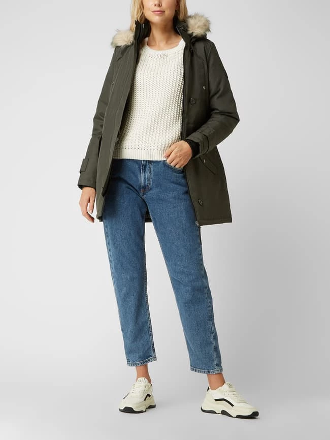 Vero Moda Outdoor Parka Mit Webpelz Modell 'Storm' - Dunkelgrün 3 Vero Moda Outdoor Parka Mit Webpelz Modell 'Storm' - Dunkelgrün