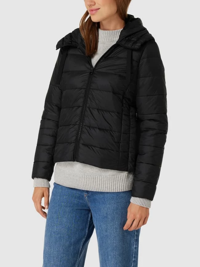 Marc O'Polo Steppjacke Mit Seitlichen Knopfleisten - Schwarz 6 Marc O'Polo Steppjacke Mit Seitlichen Knopfleisten - Schwarz – Bild 4