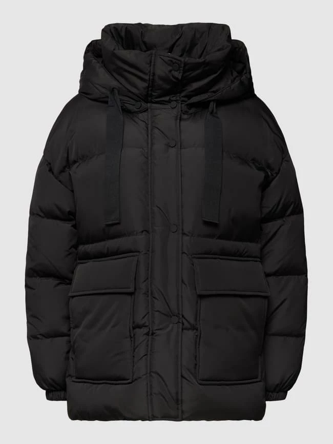 Marc O'Polo Oversized Daunenjacke Mit Stehkragen - Schwarz 4 Marc O'Polo Oversized Daunenjacke Mit Stehkragen - Schwarz – Bild 2