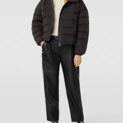 Fuchs Schmitt Steppjacke Mit Label-Detail - Schwarz