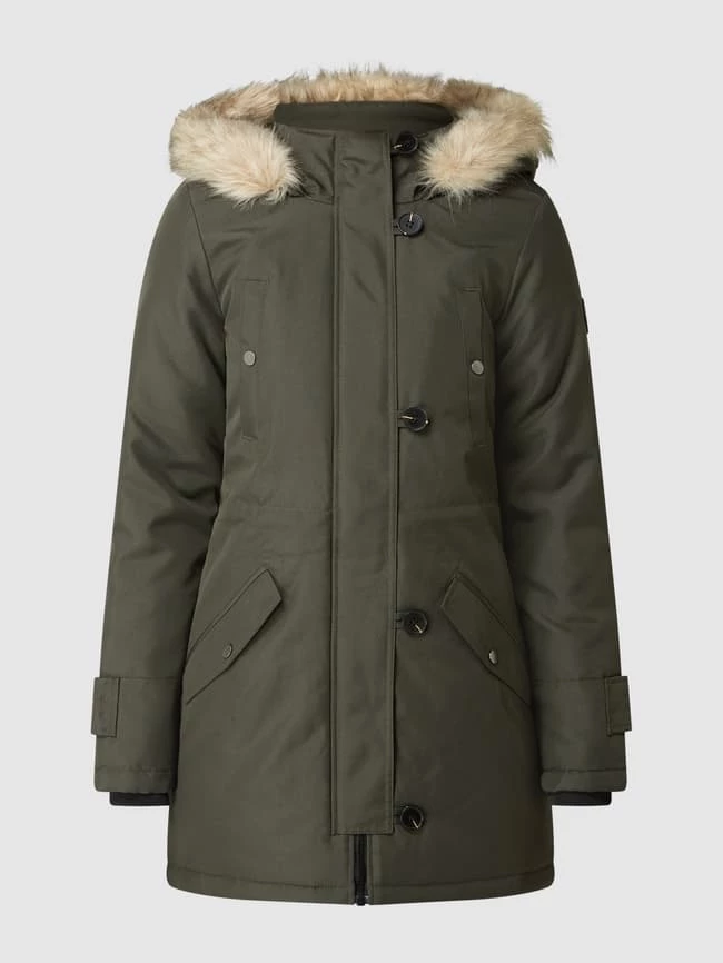 Vero Moda Outdoor Parka Mit Webpelz Modell 'Storm' - Dunkelgrün 4 Vero Moda Outdoor Parka Mit Webpelz Modell 'Storm' - Dunkelgrün – Bild 2