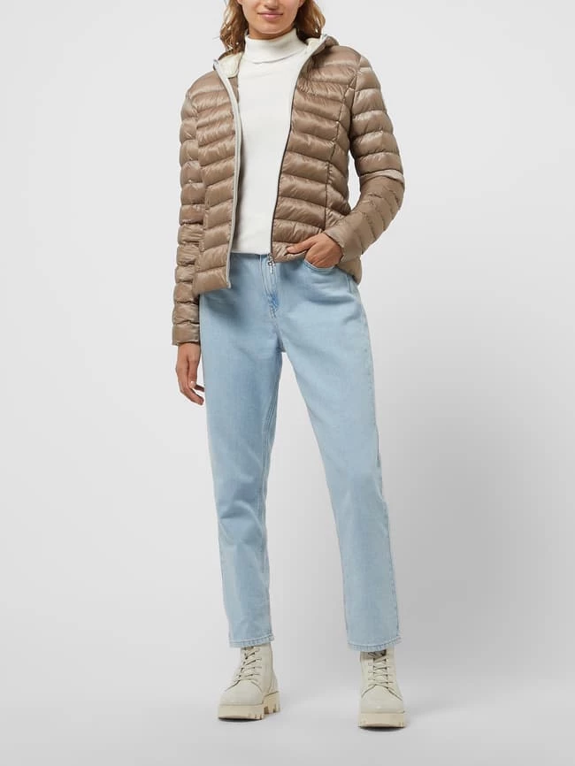 No.1 Como Steppjacke Mit Kapuze Modell 'Bergen' - Taupe 3 No.1 Como Steppjacke Mit Kapuze Modell 'Bergen' - Taupe