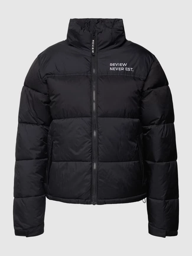 REVIEW Steppjacke Mit Kontrastbesatz Modell 'PUFFER' - Schwarz 4 REVIEW Steppjacke Mit Kontrastbesatz Modell 'PUFFER' - Schwarz – Bild 2