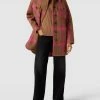 Comma Casual Identity Jacke Mit Vichy-Karo - Camel