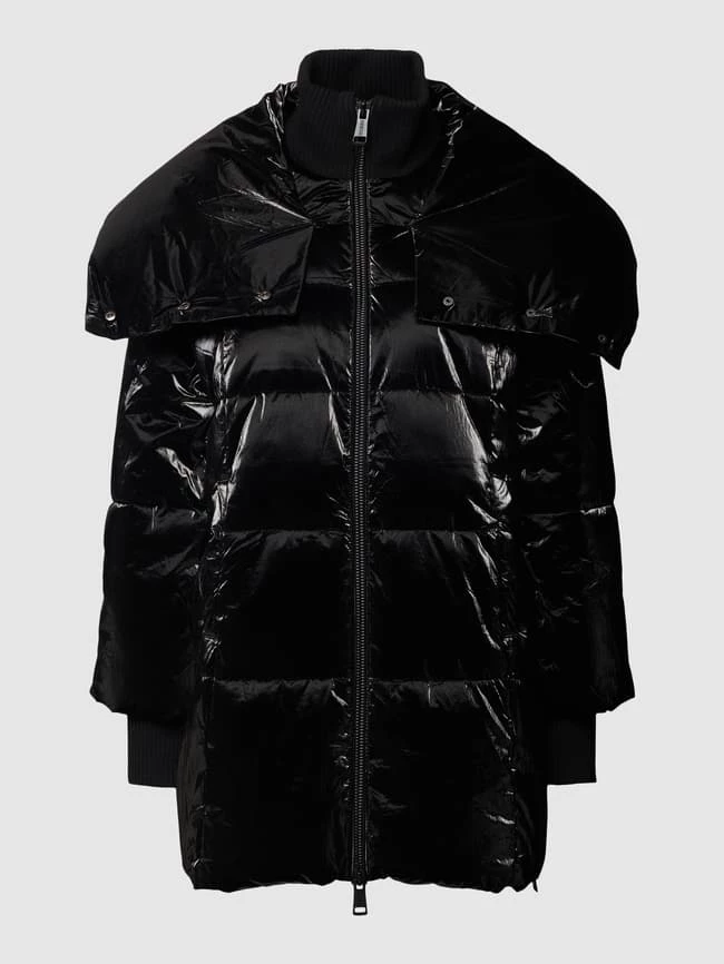Guess Steppjacke In Glanz-Optik Modell 'MATHILDE' - Schwarz 4 Guess Steppjacke In Glanz-Optik Modell 'MATHILDE' - Schwarz – Bild 2