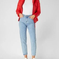 Garcia Steppjacke Mit Reißverschlusstaschen - Rot