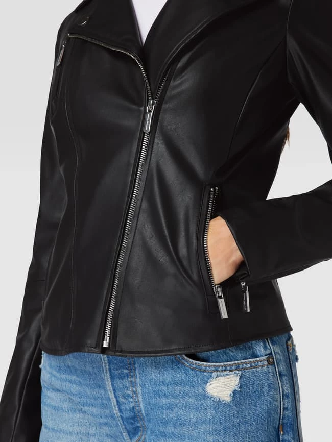 ARMANI EXCHANGE Jacke In Leder-Optik - Schwarz 5 ARMANI EXCHANGE Jacke In Leder-Optik - Schwarz – Bild 3