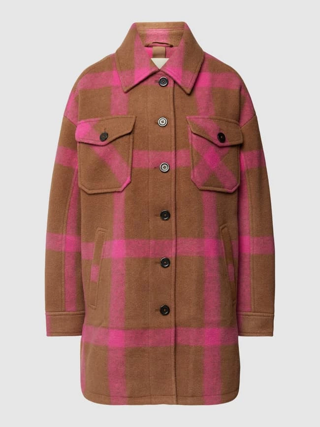 Comma Casual Identity Jacke Mit Vichy-Karo - Camel 4 Comma Casual Identity Jacke Mit Vichy-Karo - Camel – Bild 2