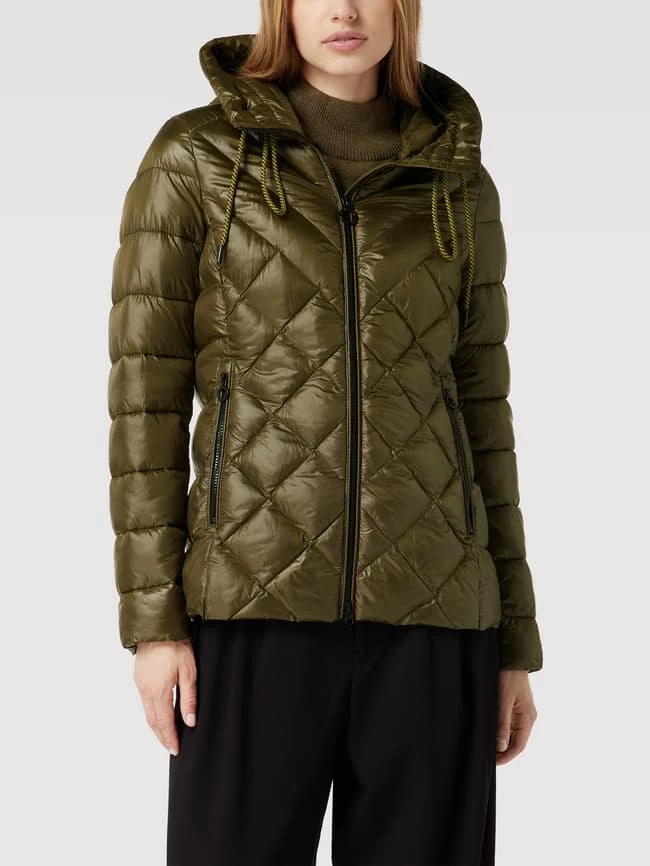 Fuchs Schmitt Steppjacke Mit Label-Detail - Olivgrün 6 Fuchs Schmitt Steppjacke Mit Label-Detail - Olivgrün – Bild 4