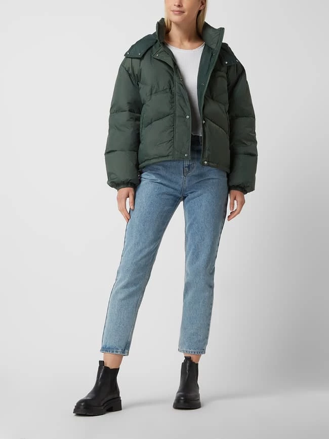 American Vintage Steppjacke Mit Kapuze - Grün 3 American Vintage Steppjacke Mit Kapuze - Grün